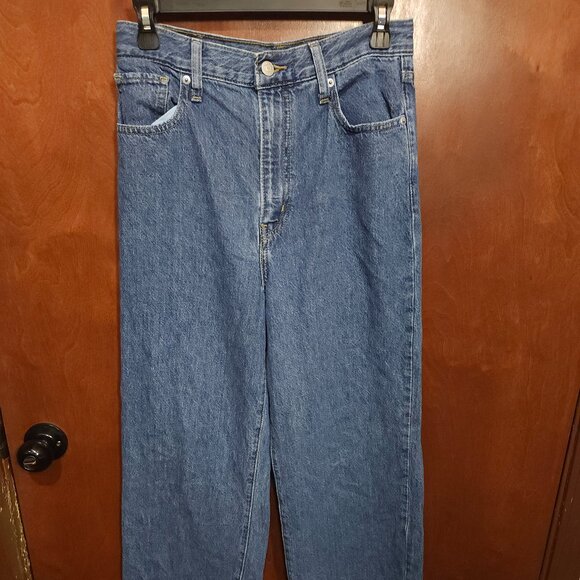 Levi’s Women’s Jeans High Waisted Straight Leg Relaxed Fit Wide Leg Size 28 - Picture 1 of 9